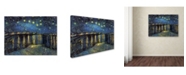 Trademark Global Vincent Van Gogh 'The Starry Night II' Canvas Art - 21" x 28"